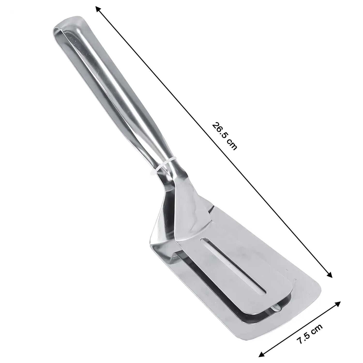 2918 Multifunction Cooking Serving Turner Frying Food Tong. Stainless Steel Steak Clip Clamp BBQ Kitchen Tong. DeoDap 2918 Multifunction Cooking Serving Turner Frying Food Tong. Stainless Steel Steak Clip Clamp BBQ Kitchen Tong. DeoDap
